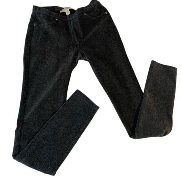 Michael Kors Womens Grey Corduroy Pull-On Jeggings Size P - Picture 5 of 12